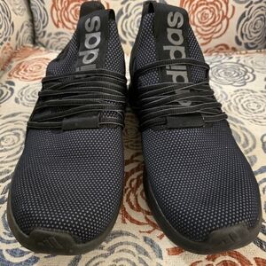 Adidas Cloudfoam Comfort Shoes Mens Size 11 Black Grey Running Sneakers Like NEW